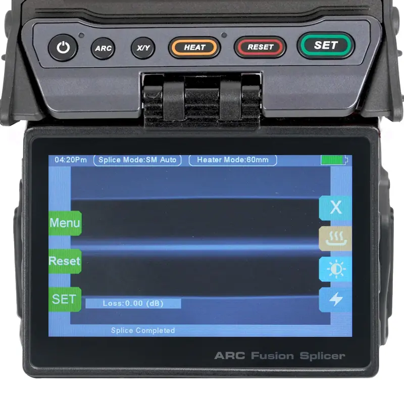 fiber optic fusion splicing  process