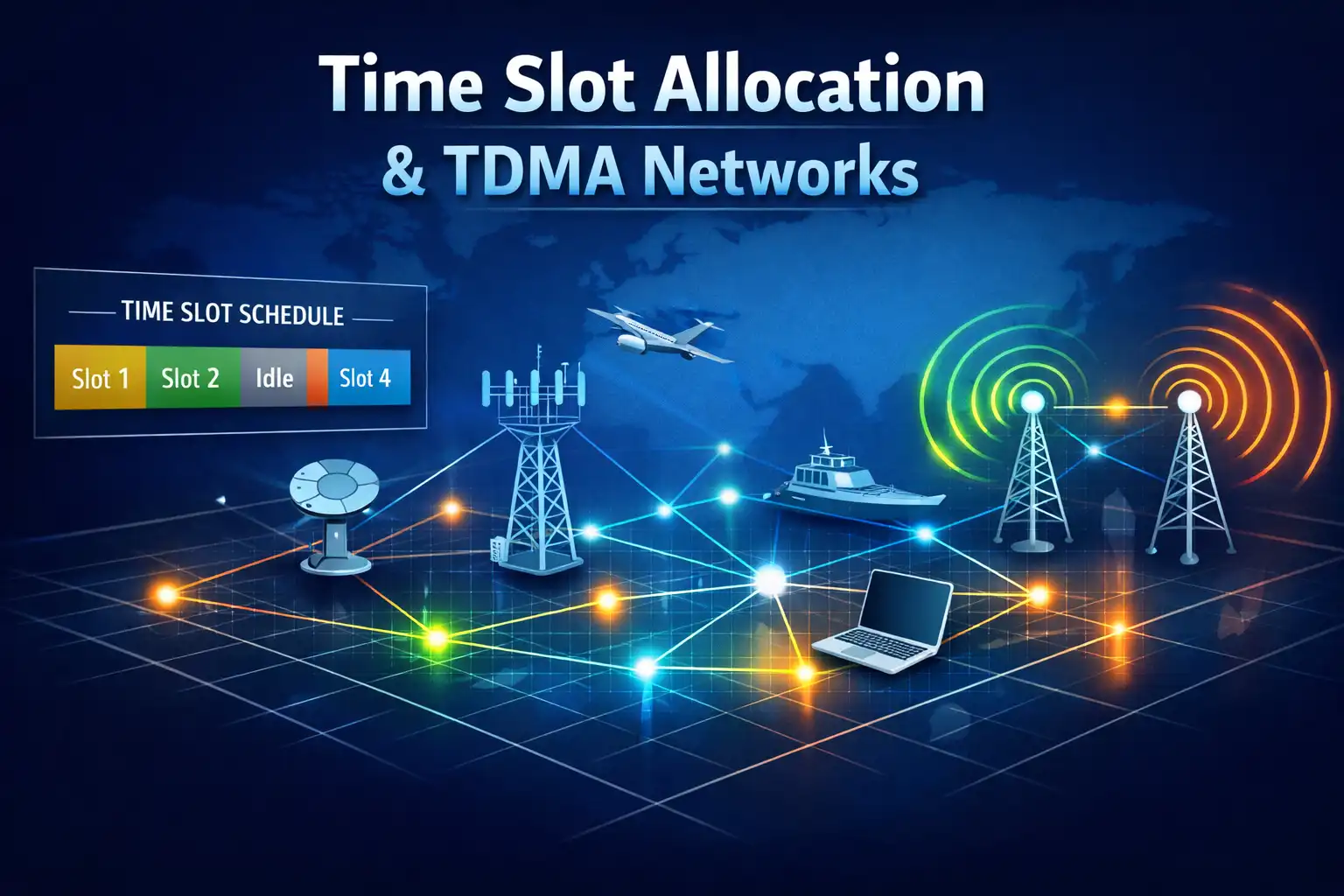 How Time Slot Allocation Impacts Network Performance in TDMA Systems