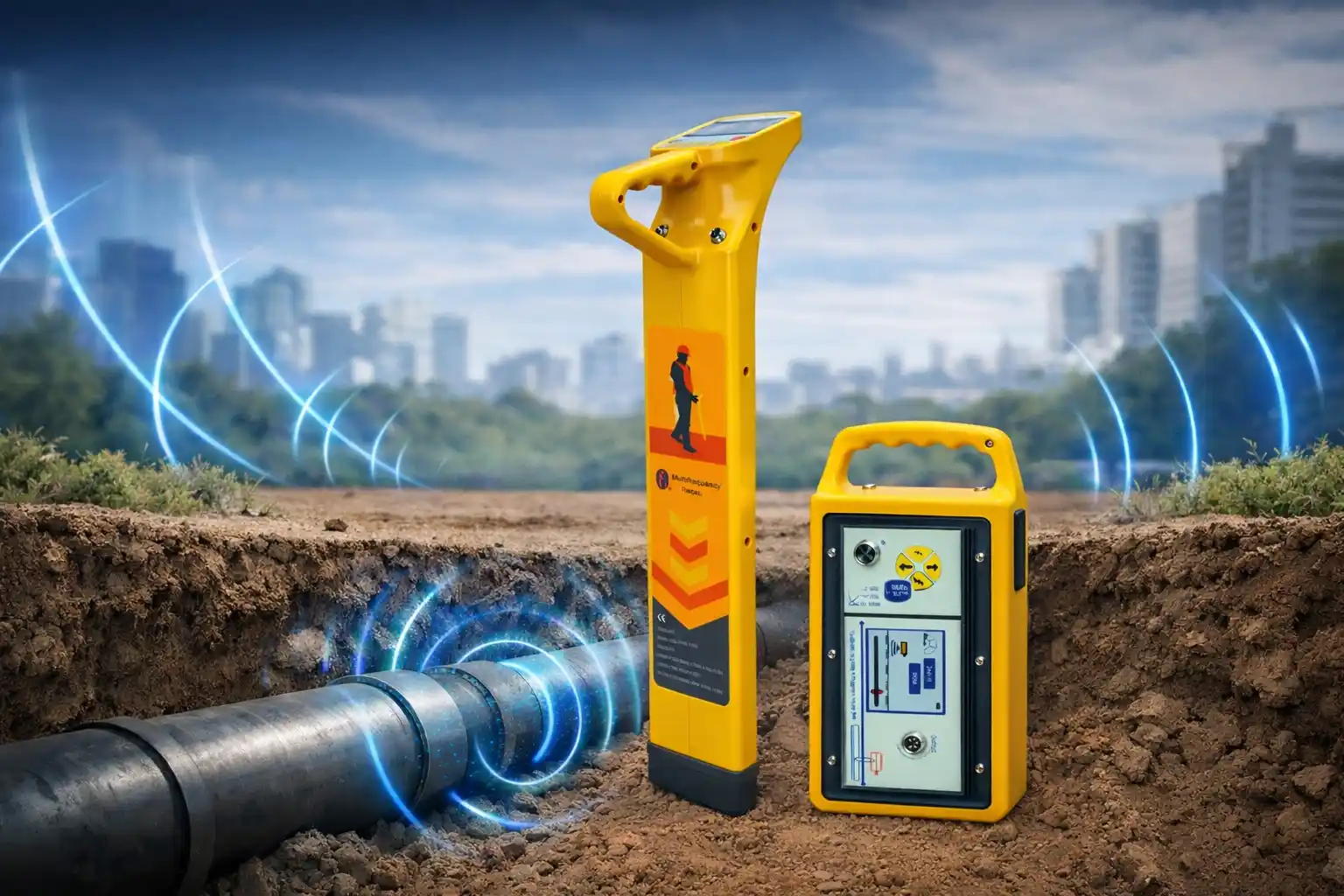 Precision Below the Surface: Signal Transmission and Reception in Underground Pipe Locators