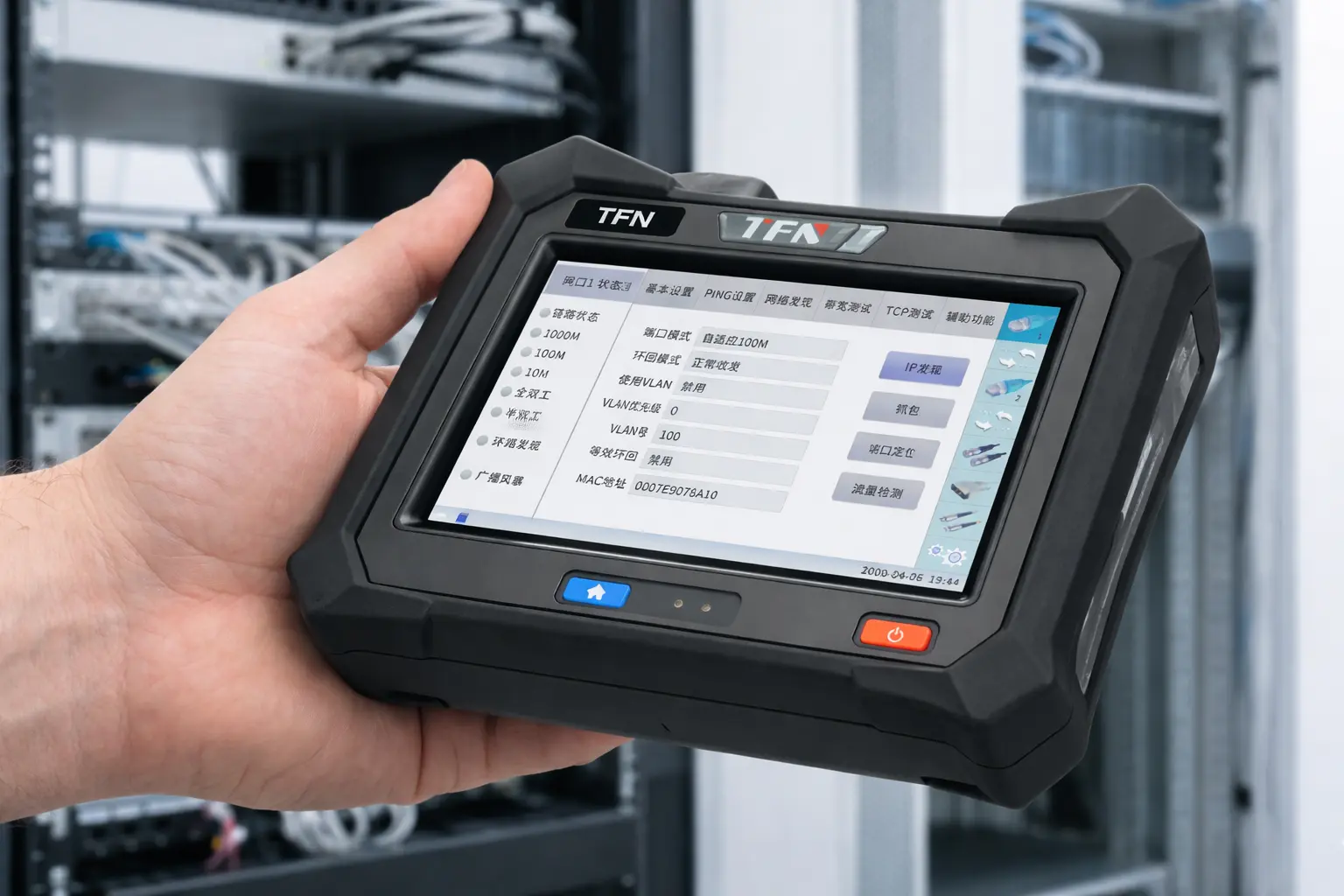 The Network Tester Supporting 512-Stream Multi-Service Test