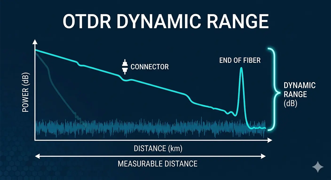 How OTDR Dynamic Range Impacts Test Distance? Insights from a Specialist