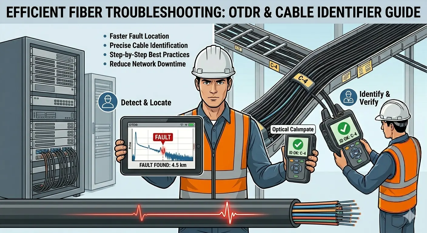 OTDR & Cable Identifiers: The Duo for Flawless Fiber Maintenance