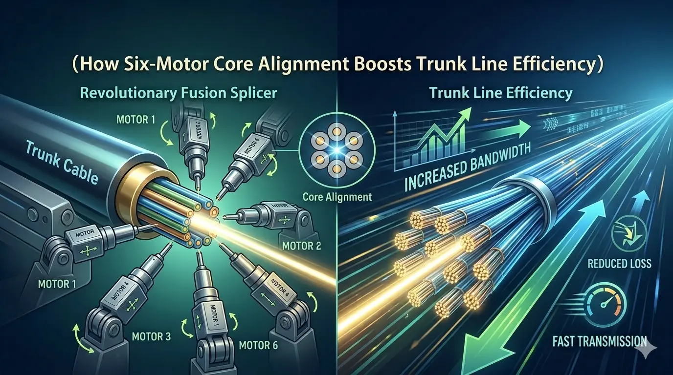 How Six-Motor Core Alignment Boosts Trunk Line Efficiency