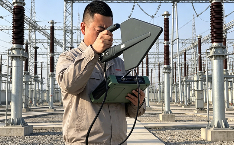 Locating a Hidden Interference Source 2.3 km Away with the TFN Spectrum Analyzer